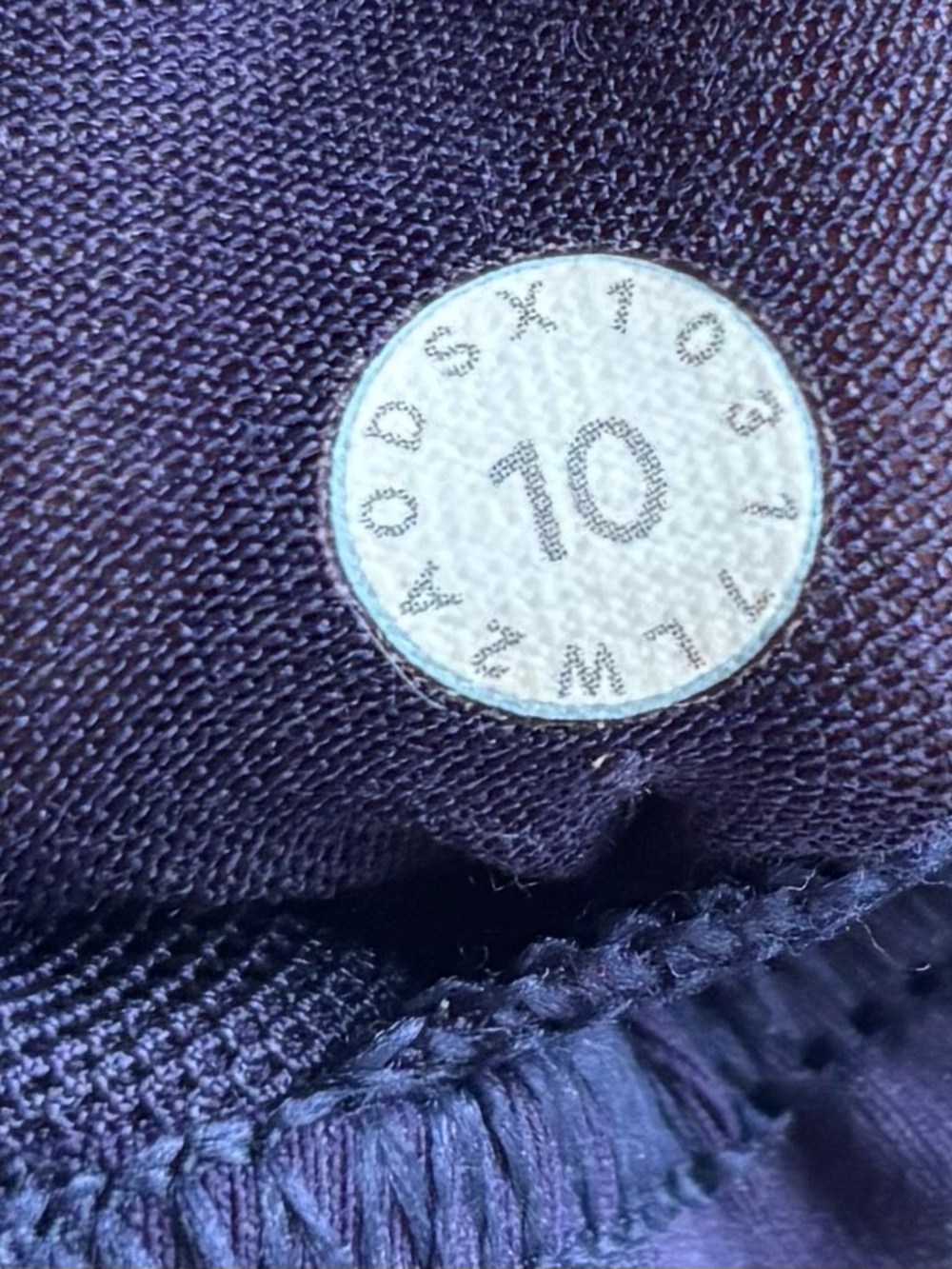 Lululemon Raise The Barre Bra, Moody Blues, Size 10 - Picture 10 of 11
